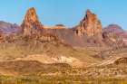 USA, Texas, Big Bend National Park. Mule Ears formation in Chisos Mountains. Art Print